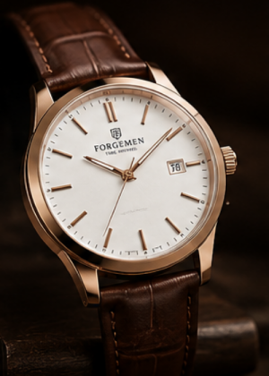 ForgeMen Legacy Watch - Jam Tangan Kulit Pria Premium